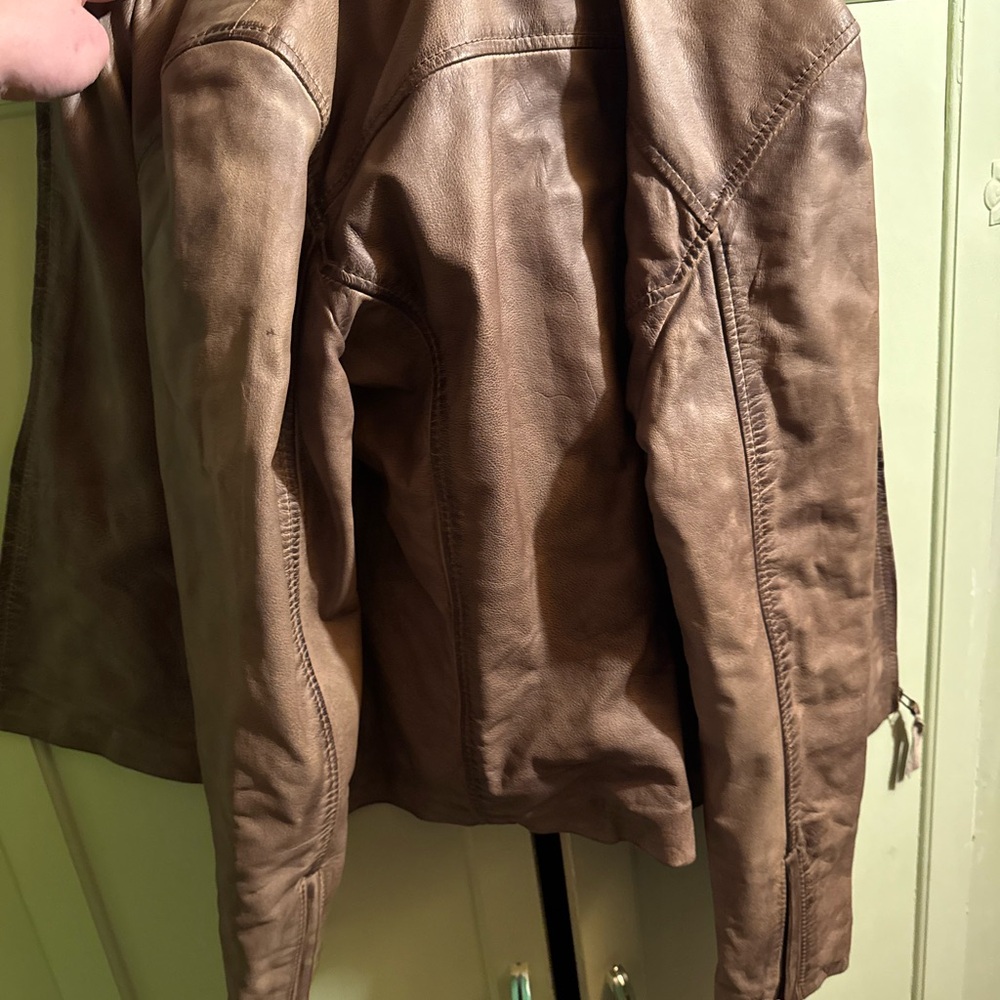 STS Ranchwear Brown Leather Jacket - Picture 3 of 3